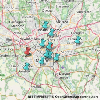 Mappa 20127 Milano MI, Italia (5.83462)