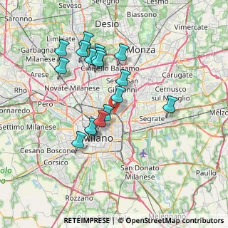 Mappa 20127 Milano MI, Italia (6.78412)