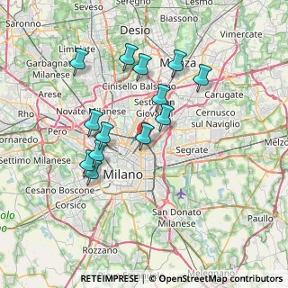 Mappa 20127 Milano MI, Italia (6.73769)