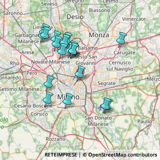 Mappa 20127 Milano MI, Italia (7.606)