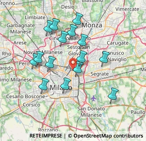 Mappa 20127 Milano MI, Italia (6.608)
