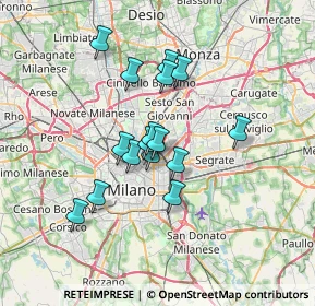 Mappa 20127 Milano MI, Italia (5.46188)