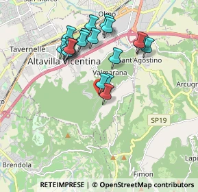 Mappa Via Risorgimento, 36077 Altavilla Vicentina VI, Italia (1.744)