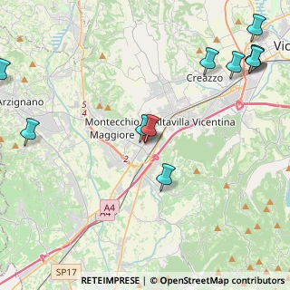 Mappa Piazza S. Paolo, 36075 Montecchio Maggiore VI, Italia (5.68909)