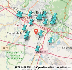 Mappa Via Malta, 25100 Folzano BS, Italia (3.32222)