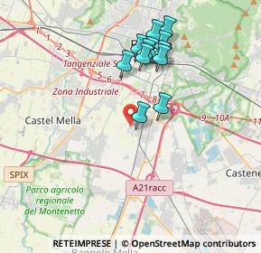 Mappa Via Malta, 25100 Folzano BS, Italia (3.39333)