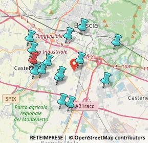 Mappa Via Malta, 25100 Folzano BS, Italia (3.64)