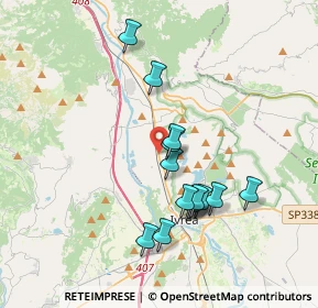 Mappa Via Aosta, 10016 Montalto Dora TO, Italia (3.345)