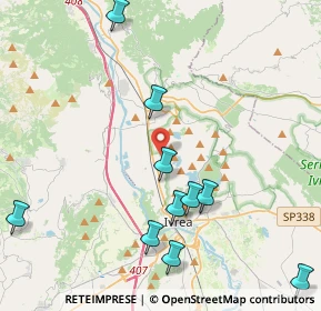 Mappa Via Aldo Balla, 10016 Montalto Dora TO, Italia (5.26273)