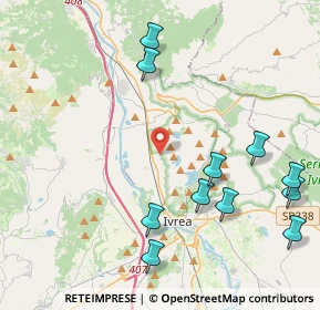 Mappa Via Aldo Balla, 10016 Montalto Dora TO, Italia (5.2375)