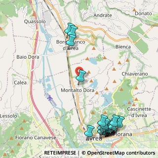 Mappa Via Aldo Balla, 10016 Montalto Dora TO, Italia (3.0335)