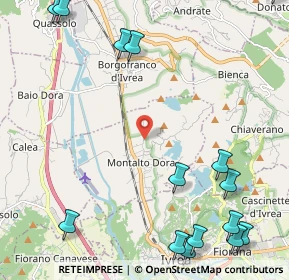 Mappa Via Aldo Balla, 10016 Montalto Dora TO, Italia (3.25133)
