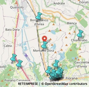 Mappa Via Aldo Balla, 10016 Montalto Dora TO, Italia (3.0245)