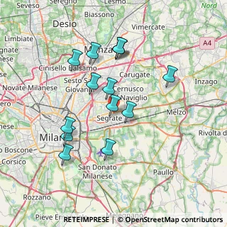 Mappa Via, 20054 Segrate MI, Italia (6.85286)
