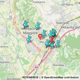 Mappa Via II Giugno, 36075 Montecchio Maggiore VI, Italia (1.33933)
