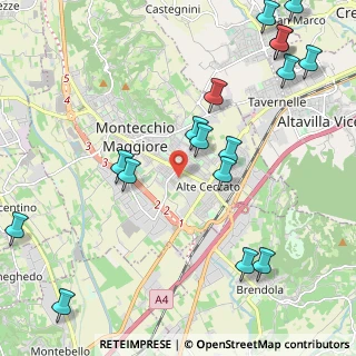 Mappa Via II Giugno, 36075 Montecchio Maggiore VI, Italia (2.71706)