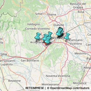 Mappa Via II Giugno, 36075 Montecchio Maggiore VI, Italia (8.29211)