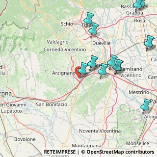 Mappa Via II Giugno, 36075 Montecchio Maggiore VI, Italia (20.15571)