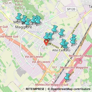 Mappa Via II Giugno, 36075 Montecchio Maggiore VI, Italia (1.06313)