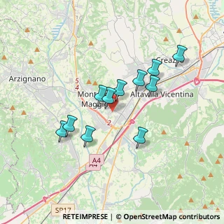 Mappa Via II Giugno, 36075 Montecchio Maggiore VI, Italia (3.03)