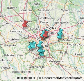 Mappa 20159 Milano MI, Italia (9.08)