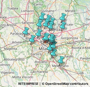 Mappa 20159 Milano MI, Italia (9.422)