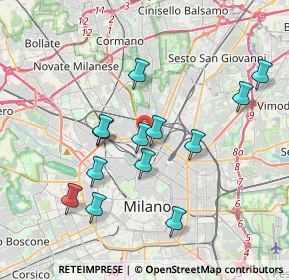 Mappa 20159 Milano MI, Italia (3.55538)