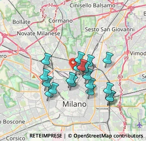 Mappa 20159 Milano MI, Italia (2.86053)