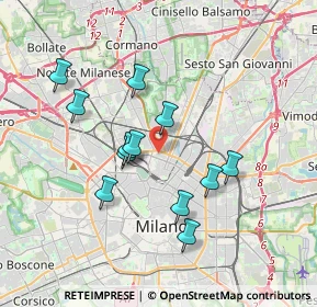 Mappa 20159 Milano MI, Italia (3.2375)
