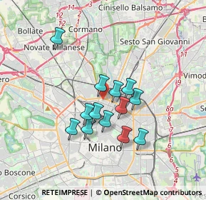 Mappa 20159 Milano MI, Italia (2.70692)