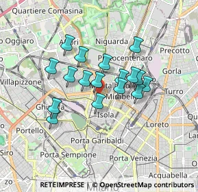 Mappa 20159 Milano MI, Italia (1.34235)