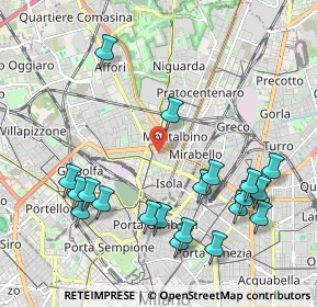 Mappa 20159 Milano MI, Italia (2.3375)