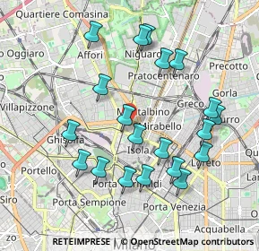 Mappa 20159 Milano MI, Italia (1.9505)