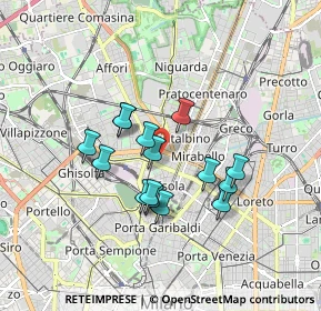 Mappa 20159 Milano MI, Italia (1.384)