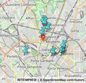 Mappa 20159 Milano MI, Italia (1.55667)