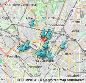 Mappa 20159 Milano MI, Italia (1.39625)