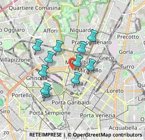 Mappa 20159 Milano MI, Italia (1.39636)