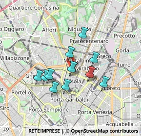Mappa 20159 Milano MI, Italia (1.33769)