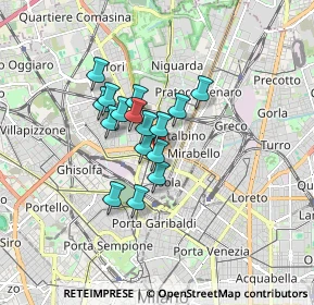 Mappa 20159 Milano MI, Italia (1.1425)