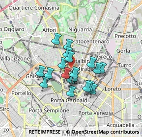 Mappa 20159 Milano MI, Italia (1.2505)