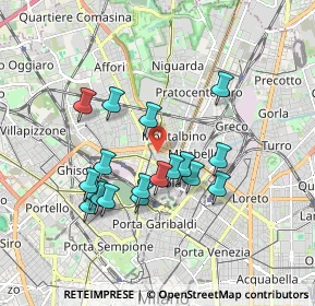 Mappa 20159 Milano MI, Italia (1.62222)