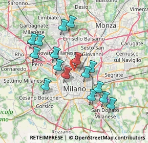 Mappa 20159 Milano MI, Italia (6.70813)