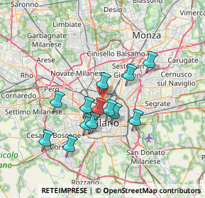 Mappa 20159 Milano MI, Italia (5.91615)