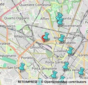 Mappa Viale Luigi Torelli, 20158 Milano MI, Italia (2.69667)