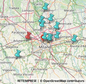 Mappa Viale Luigi Torelli, 20158 Milano MI, Italia (11.71917)