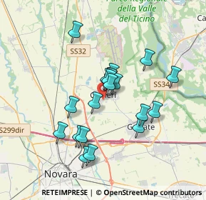 Mappa Strada Privata Dottor Josè Vandoni, 28062 Cameri NO, Italia (2.8935)