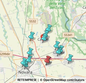 Mappa Strada Privata Dottor Josè Vandoni, 28062 Cameri NO, Italia (3.60571)