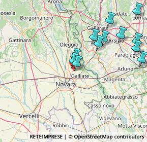 Mappa Strada Privata Dottor Josè Vandoni, 28062 Cameri NO, Italia (17.285)