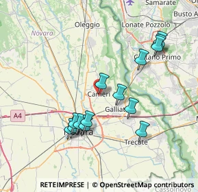 Mappa Strada Privata Dottor Josè Vandoni, 28062 Cameri NO, Italia (7.32571)
