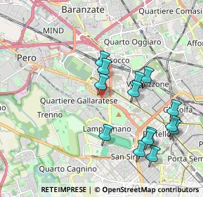 Mappa Via Venezuela, 20151 Milano MI, Italia (1.96929)